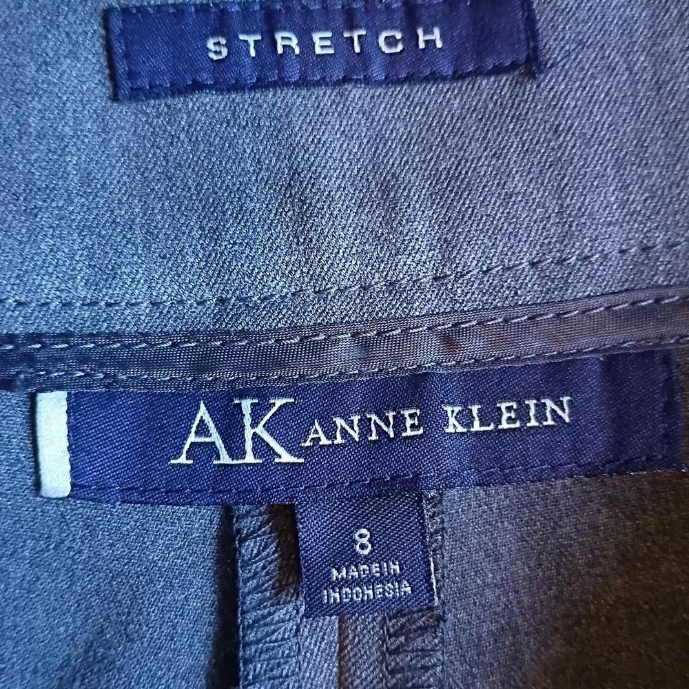 Anne Klein Gray Women's Dress Pants Size 8 - Picture 2 of 5
